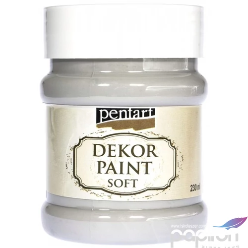 Dekorfesték lágy 230ml Pentart szürke 7301