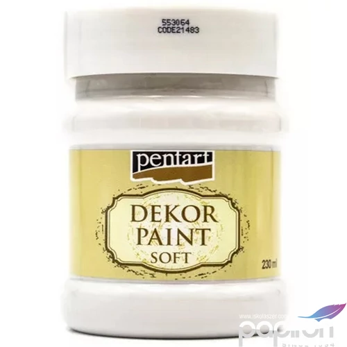 Dekorfesték lágy 230ml Pentart törtfehér