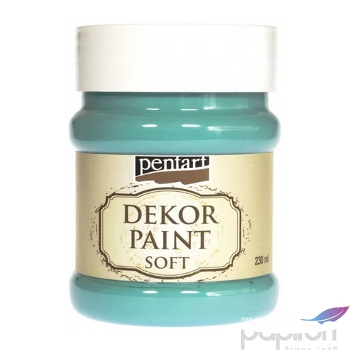Dekorfesték lágy 230ml Pentart türkizkék
