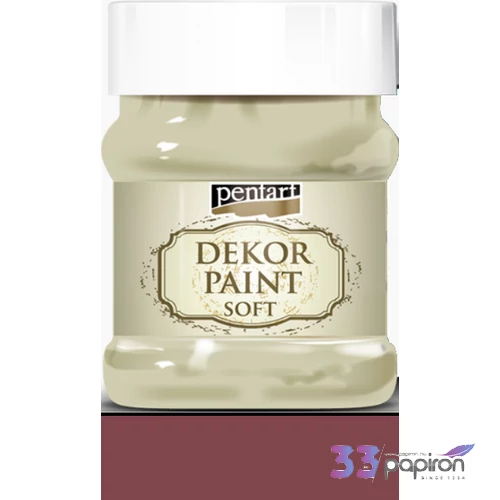 Dekorfesték lágy 500ml Pentart burgundi vörös
