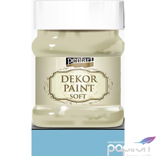 Dekorfesték lágy 500ml Pentart lenkék