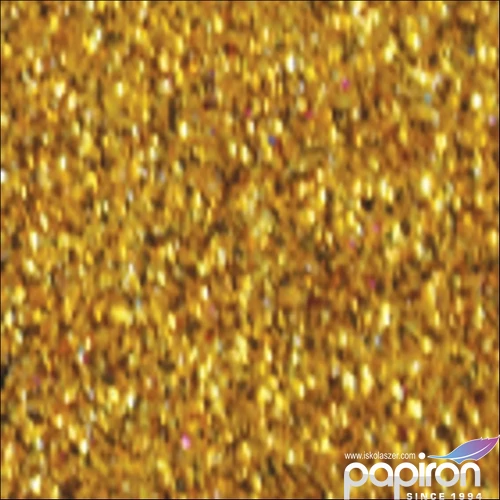 Dekorgumi - glitteres arany 20x30 cm