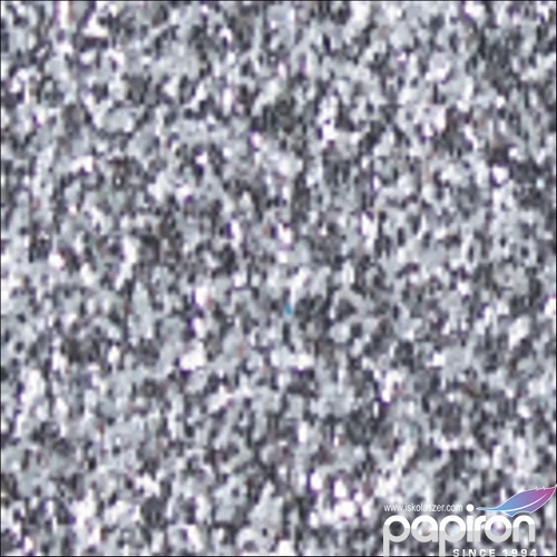 Dekorgumi - glitteres ezüst 20x30 cm