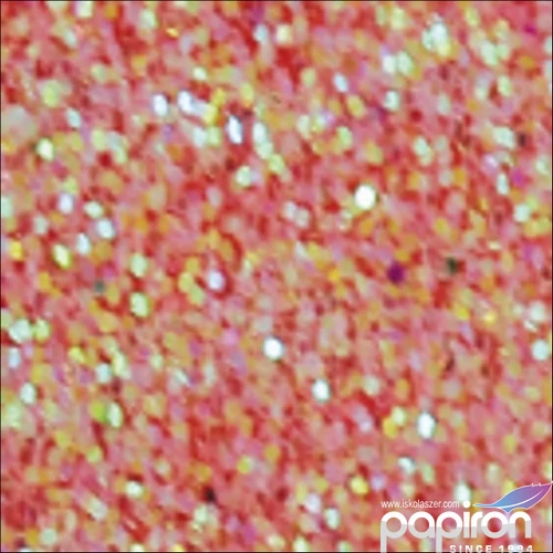 Dekorgumi - glitteres piros 20x30 cm