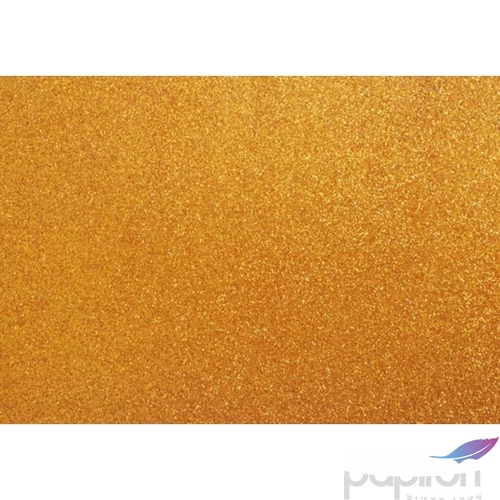 Dekorgumi öntapadós óarany glitteres csillámos