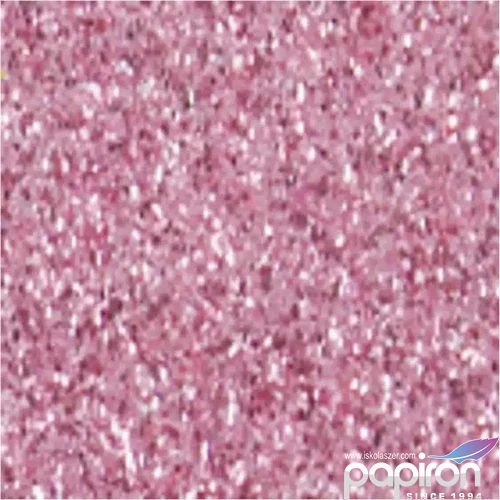 Dekorgumi glitteres pink A4