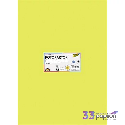 Dekorkarton 2 oldalas 50x70cm 300 g 10lap FOLIA lime