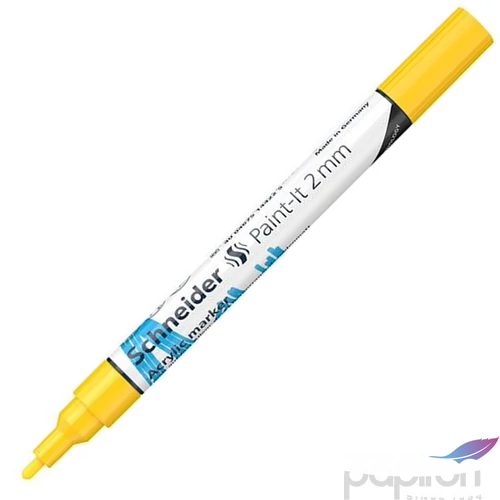 Dekormarker 2mm Schneider akril, Paint-It 310, sárga TSC310S