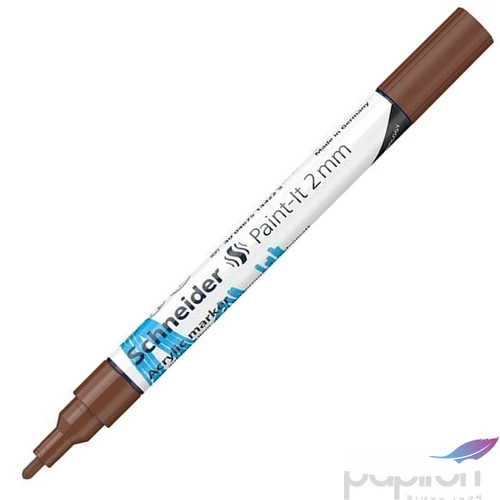 Dekormarker 2mm Schneider akril,Paint-It 310, barna TSC310B
