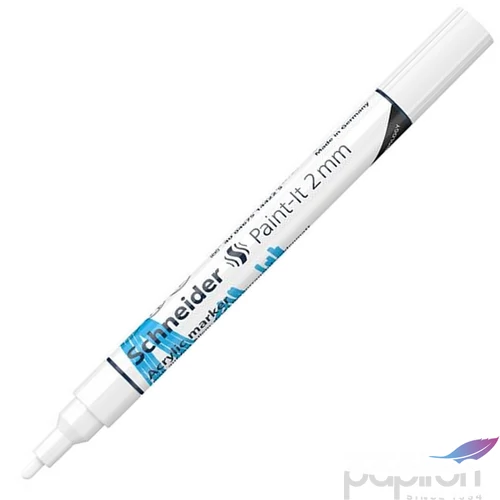 Dekormarker 2mm Schneider akril,Paint-It 310, fehér TSC310F