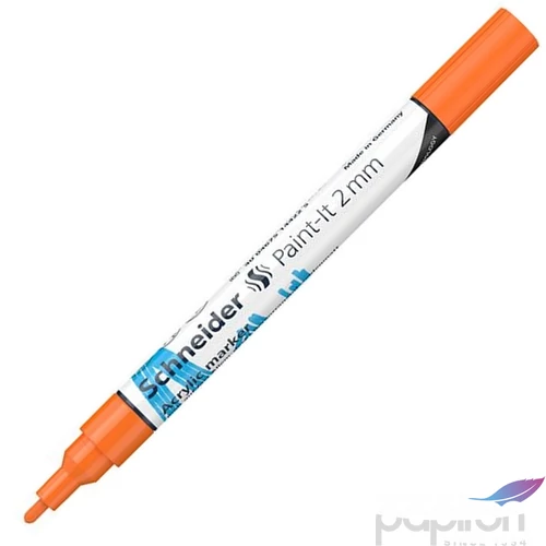 Dekormarker 2mm Schneider akril,Paint-It 310, narancssárga TSC310N