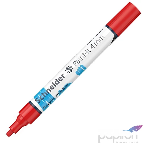 Dekormarker 4mm Schneider akril, Paint-It 320, piros TSC320P