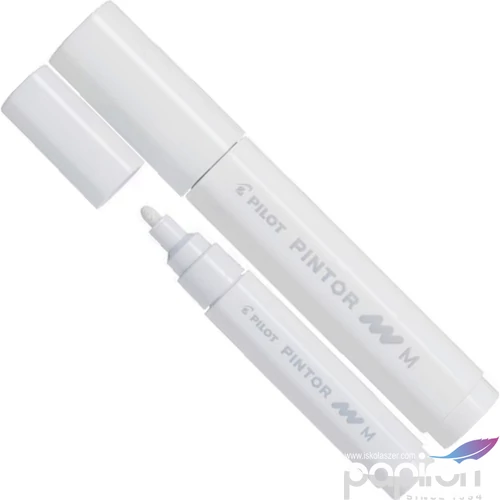 Lakk Decomarker Pilot Pintor M' 1,4mm vízbázisú fehér Írószerek PILOT SW-PT-M-W