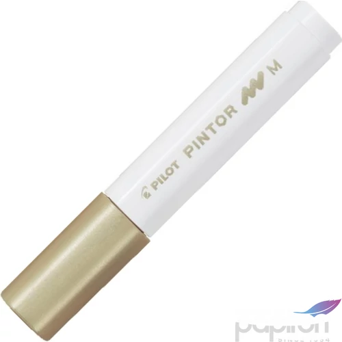 Lakk Decomarker Pilot Pintor M' 1,4mm vízbázisú arany Írószerek PILOT SW-PT-M-GD