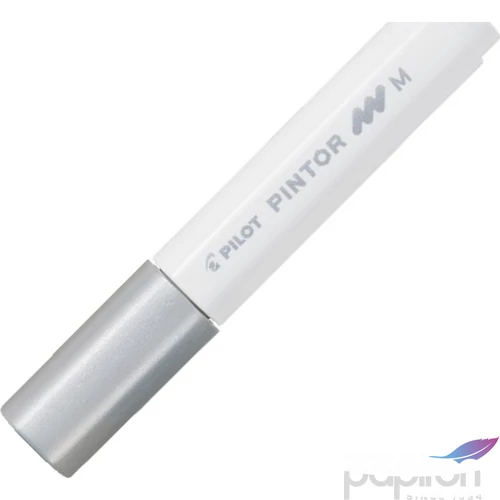 Lakk Decomarker Pilot Pintor M' 1,4mm vízbázisú ezüst Írószerek PILOT SW-PT-M-SI
