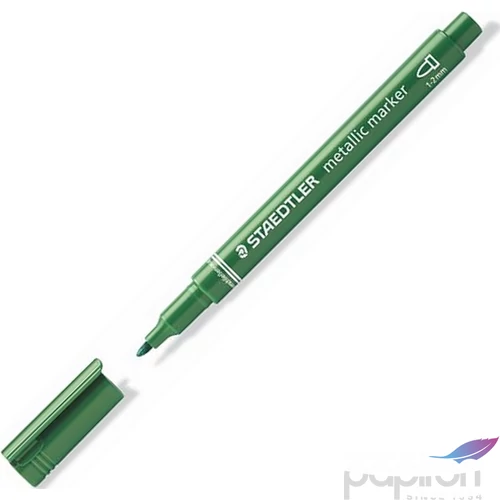 Lakk Decomarker Staedtler 1-2mm kúpos hegy metálzöld kalligrafikus Írószerek 8323-553