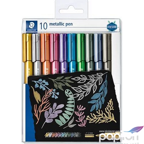 Dekormarker Staedtler 10 Design Journey Metallic Pen TS8323TB9