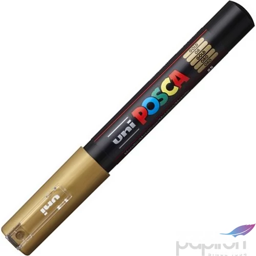 Decormarker UNI-BALL Posca 0,7-1mm vízbázisu akril marker arany Írószerek UNI Posca PC-1M