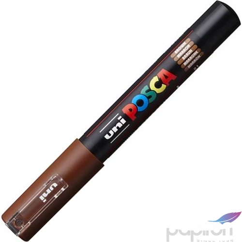 Decormarker UNI-BALL Posca 0,7-1mm vízbázisu akril marker barna Írószerek UNI Posca PC-1M