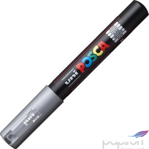 Decormarker UNI-BALL Posca 0,7-1mm vízbázisu ezüst akril marker Írószerek UNI-BALL 2UPC1ME