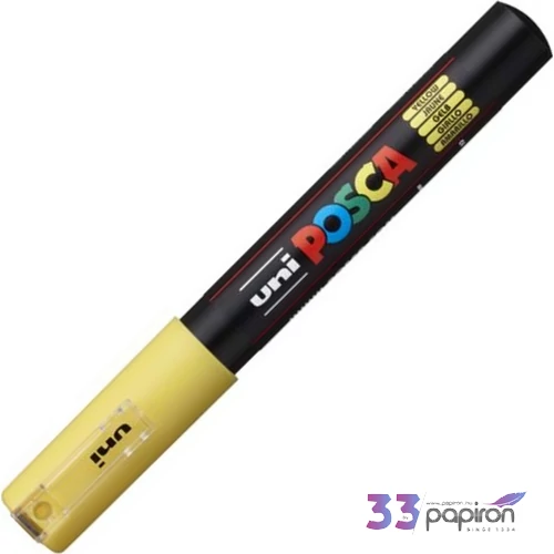 Decormarker UNI-BALL Posca 0,7-1mm vízbázisu akril marker sárga Írószerek UNI Posca PC-1M
