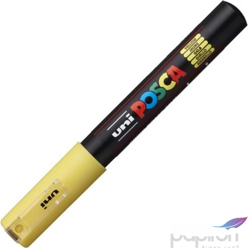 Decormarker UNI-BALL Posca 0,7-1mm vízbázisu akril marker sárga Írószerek UNI Posca PC-1M