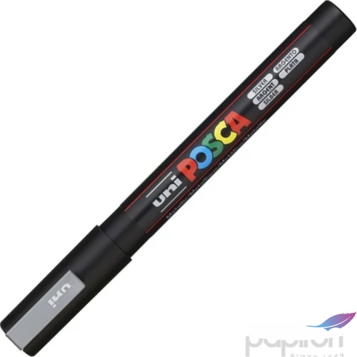 Decormarker UNI-BALL Posca 0,9-1,3mm vízbázisu ezüst akril marker Írószerek UNI Posca PC-3M SILVER