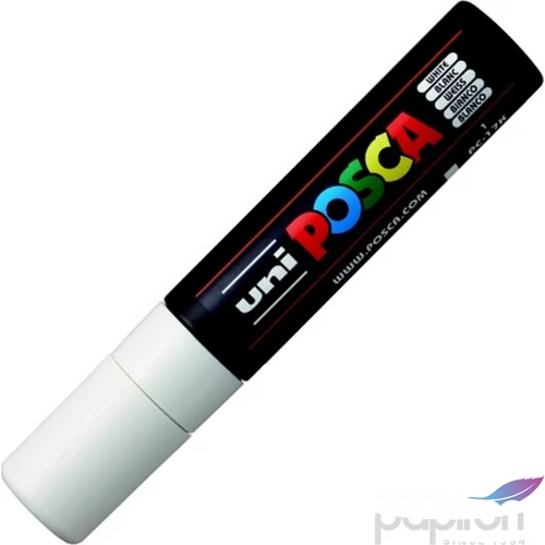 Decormarker UNI-BALL Posca 10-15mm vízbázisu fehér akril marker Írószerek UNI-BALL 364166000