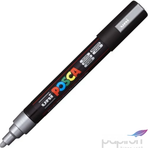 Decormarker UNI-BALL Posca 1,8-2,5mm vízbázisu akril marker ezüst Írószerek UNI Posca PC-5M SILVER
