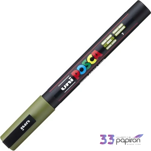Dekormarker Uni 0,9-1,3 mm, Posca PC-3M, khaki