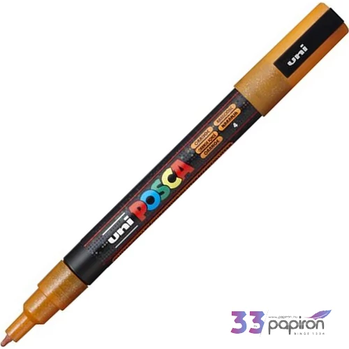 Dekormarker Uni 0,9-1,3 mm, Posca PC-3ML, fényes narancs