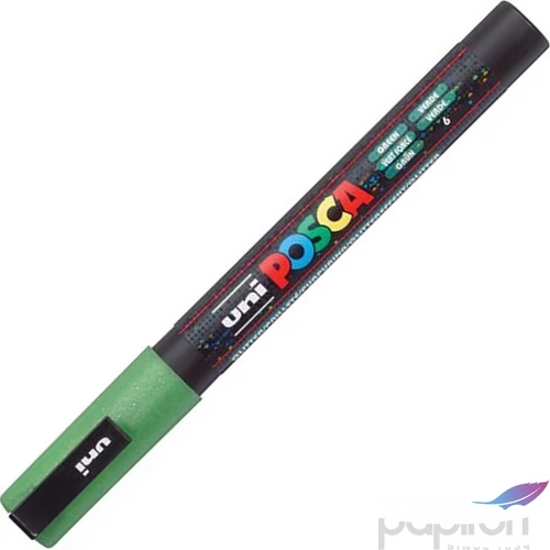 Dekormarker Uni 0,9-1,3 mm, Posca PC-3ML, fényes zöld 