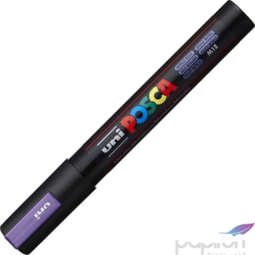 Dekormarker Uni 1,8-2,5 mm, Posca PC-5M, metállila 