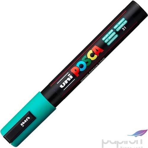 Dekormarker Uni 1,8-2,5 mm, Posca PC-5M, smaragdzöld 
