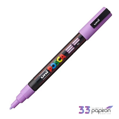 Decormarker UNI-BALL Posca 0,9-1,3mm vízbázisu akril mark levendula Írószerek UNI Posca PC-3M