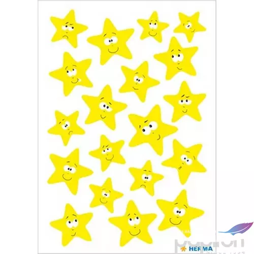 Dekormatrica Herma világító sárga csillagok Kreatív termékek