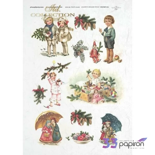 Decoupage rizspapír A4