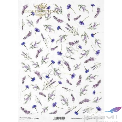 Decoupage rizspapír A4 Wild flowers Mezei virágok 210x297mm Itd. Collection R1446