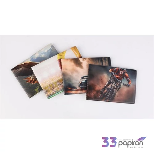 Diákigazolványtartó PVC fekvő, 6 betét lappal, mintás Többlapos fiú
