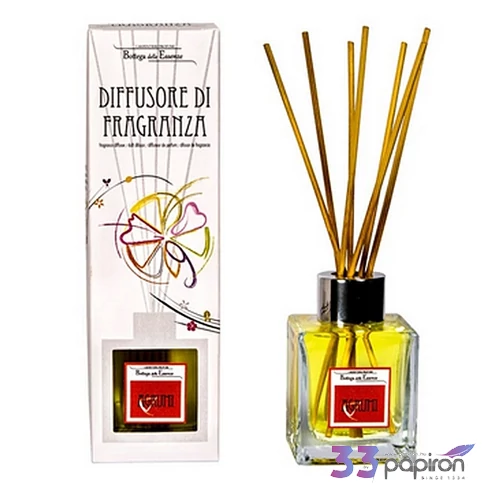 Diffúzor-Calabriai illóolaj rattanpálcával, 100ml, Agrumi (Citrus)