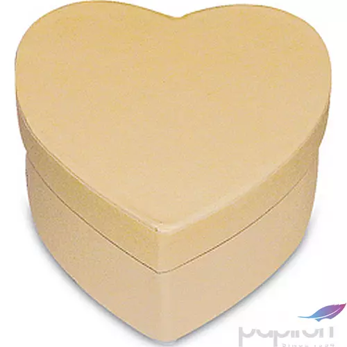 Doboz natúr karton szív alakú Penta 10,5x9,5x5cm KC32
