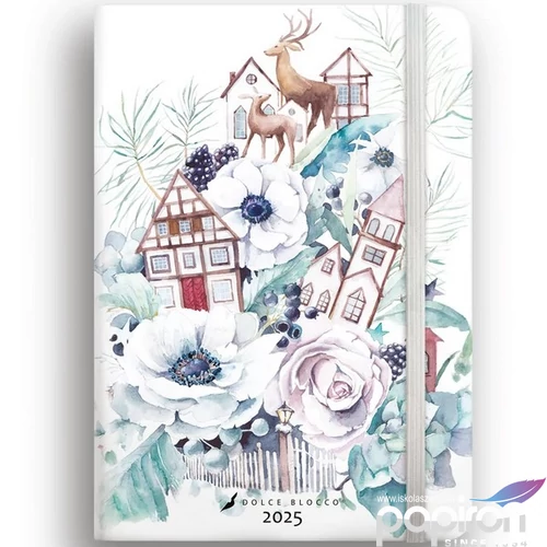Dolce Blocco B6 heti zsebnaptá SECRET Calendar Blueberry Dream Lizzy naptár kollekció 2025