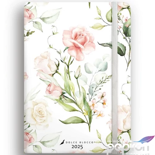 Dolce Blocco Zsebnaptár B6 2025 Queens Rose Lizzy naptár kollekció 2025