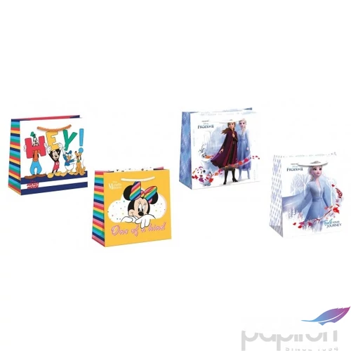 Ajándéktasak ARGUS Mickey, Minnie,Frozen vegyes minta DT2 (16x16x7,5) 7726-0690