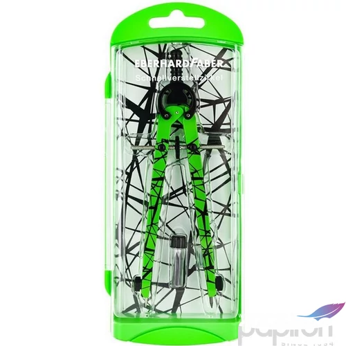 Eberhard-Faber körző 25 készlet gyorsállítóval NEON zöld 