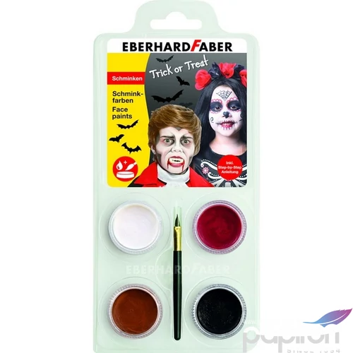 Eberhard Faber arcfesték 4db-os DRAKULA/KOPONYA Halloween 