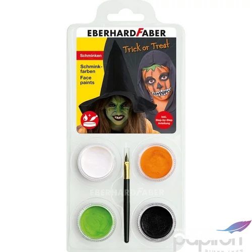 Eberhard Faber arcfesték 4db-os SÜTŐTÖK/BOSZORKÁNY Halloween 