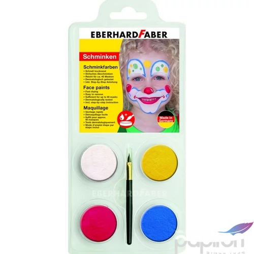 Eberhard Faber Arcfesték Arcfestő készlet 4db-os BOHÓC E579010