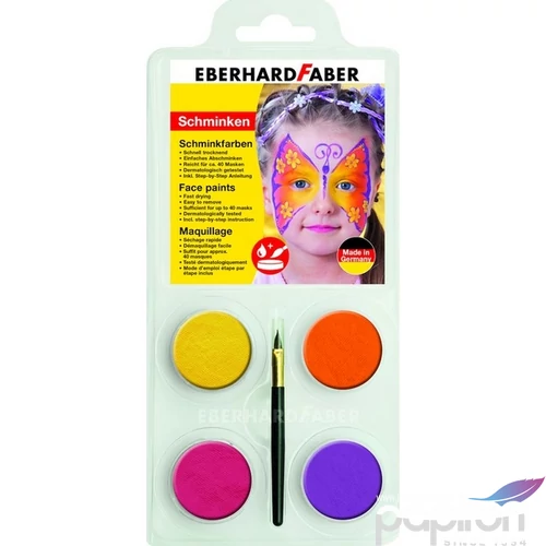 Eberhard Faber Arcfesték Arcfestő készlet 4db-os PILLANGÓ E579011