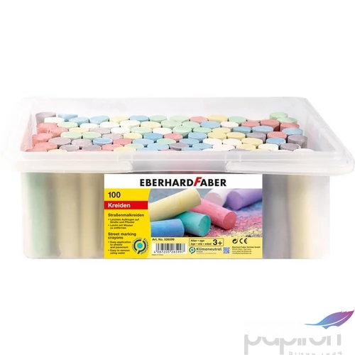 Eberhard Faber aszfaltkréta készlet 100db-os